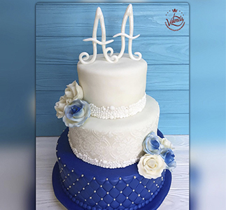 Білий з синім