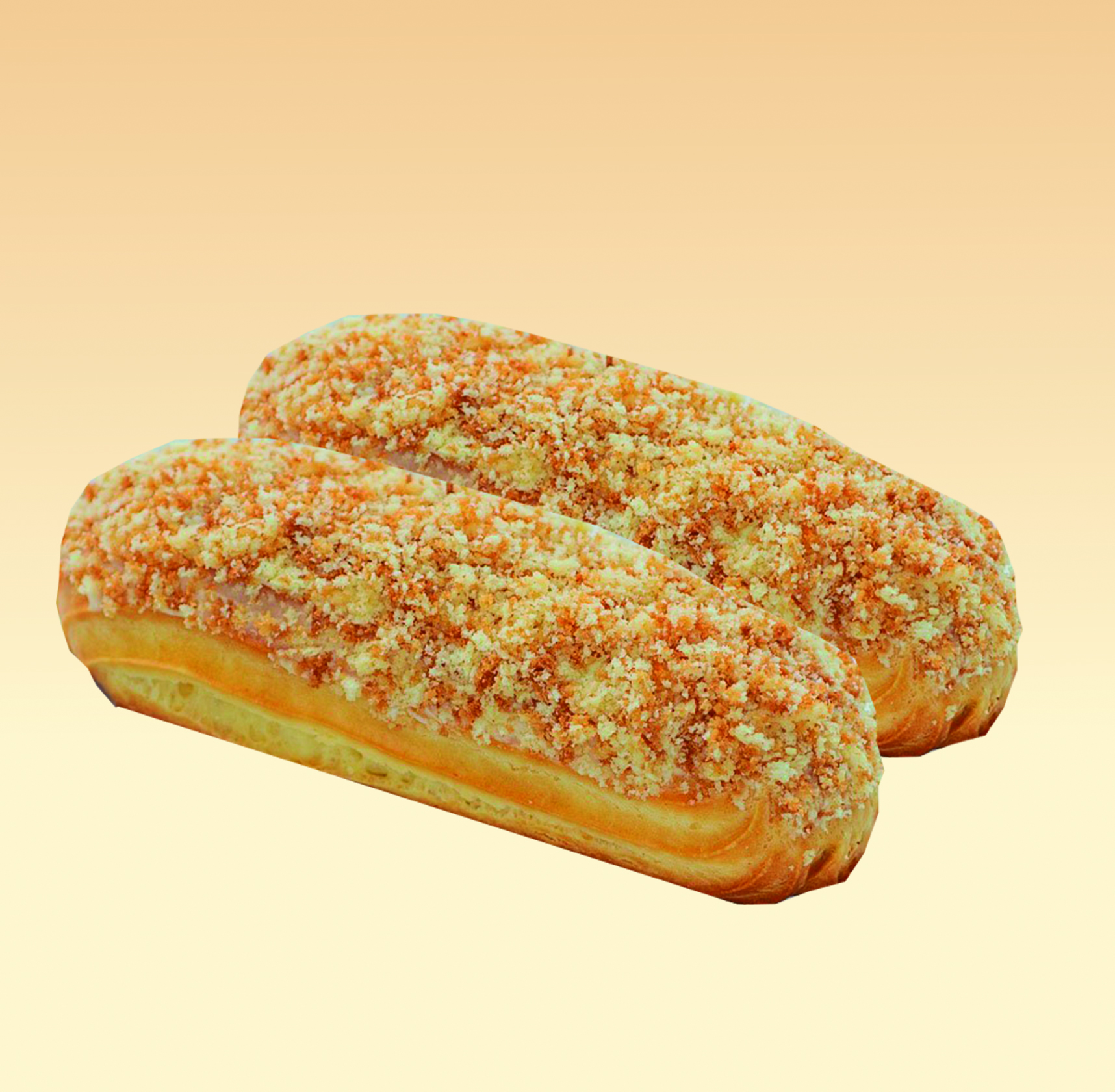 Заварне в бісквітній крихті